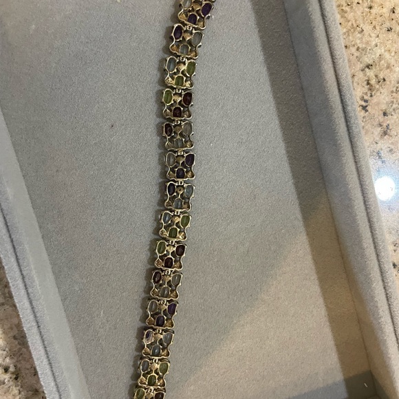 925 & multi color gems - Picture 4 of 10